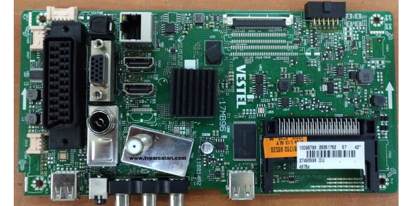 17MB96, 23251762, 23251763, VES420UNDL-2D-N03, REGAL 42R6010F 42" SMART LED TV, Main board